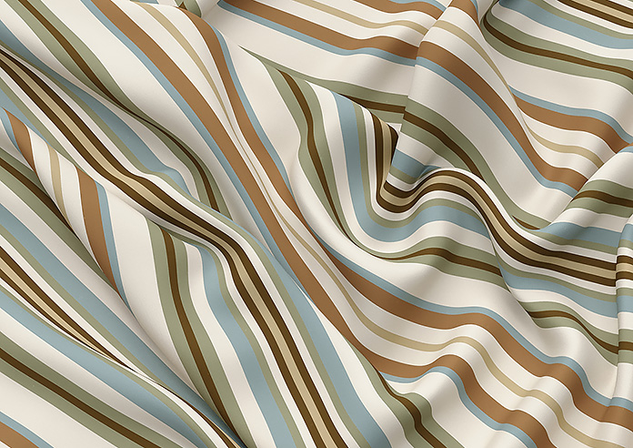 The British Stripe Co. Elizabeth, Derwent No.1 - Roman Blind - Image 4